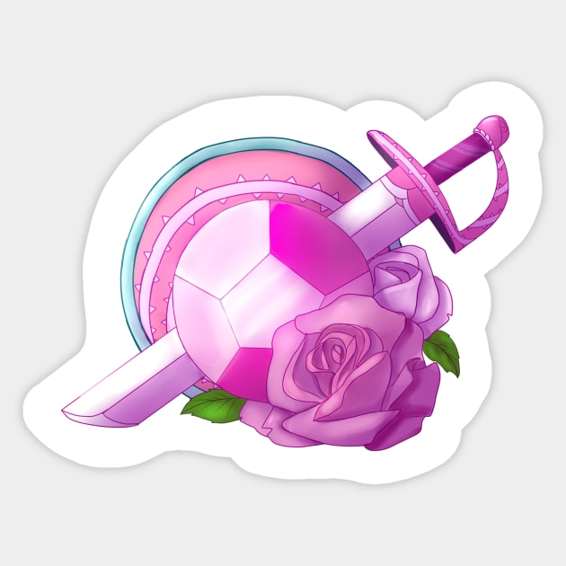 Rose Quartz SU Sticker by Nahtes